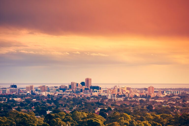 Adelaide city skyline групповые туры в австралию